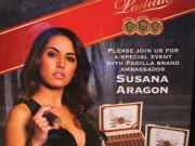 Padilla Cigars event at Genuine Tobacco with Susana Aragon